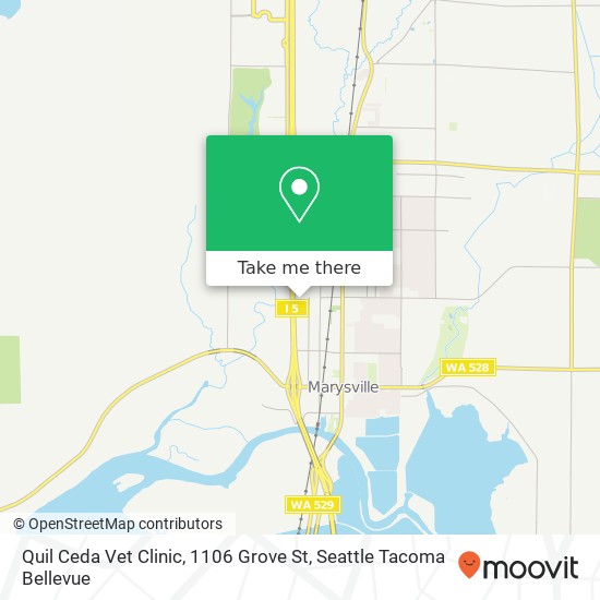 Quil Ceda Vet Clinic, 1106 Grove St map