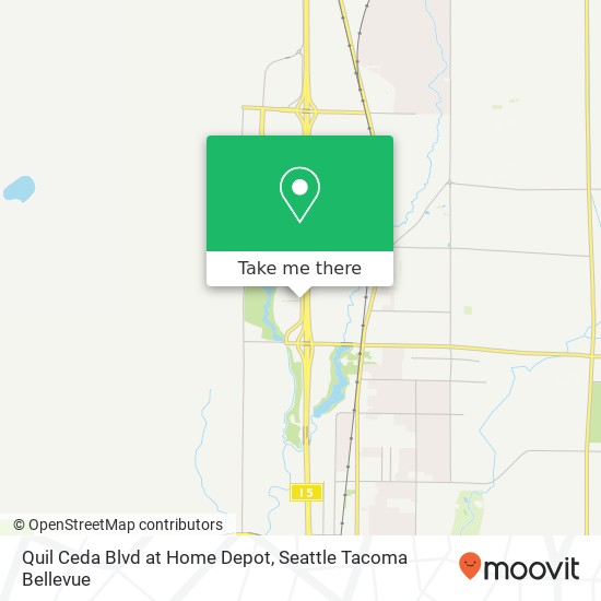 Quil Ceda Blvd at Home Depot map