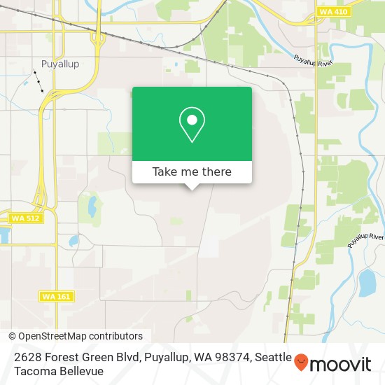 2628 Forest Green Blvd, Puyallup, WA 98374 map