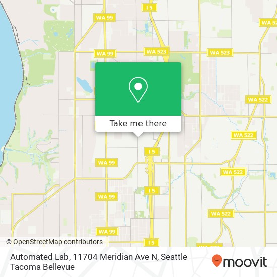 Automated Lab, 11704 Meridian Ave N map