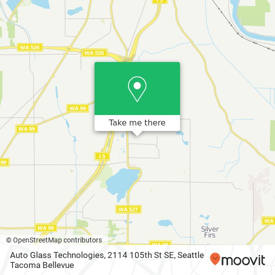 Auto Glass Technologies, 2114 105th St SE map