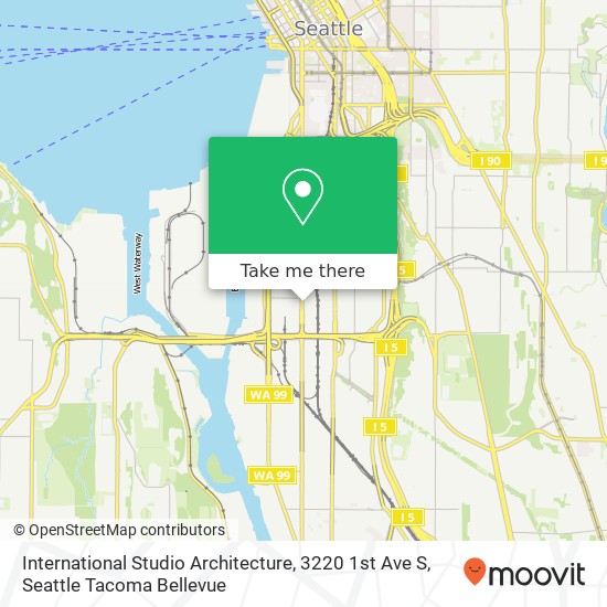 International Studio Architecture, 3220 1st Ave S map