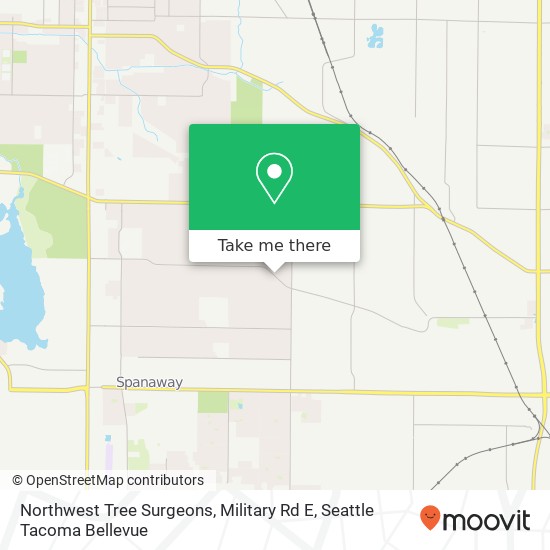Mapa de Northwest Tree Surgeons, Military Rd E