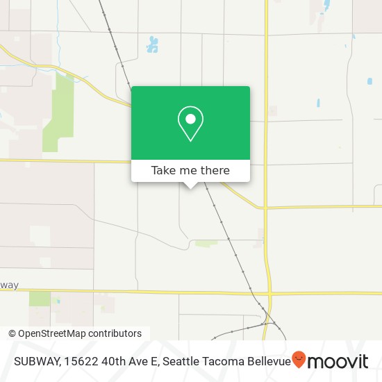 SUBWAY, 15622 40th Ave E map