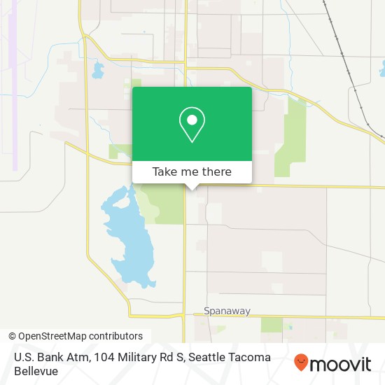 U.S. Bank Atm, 104 Military Rd S map