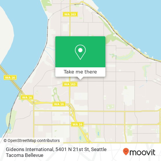 Gideons International, 5401 N 21st St map