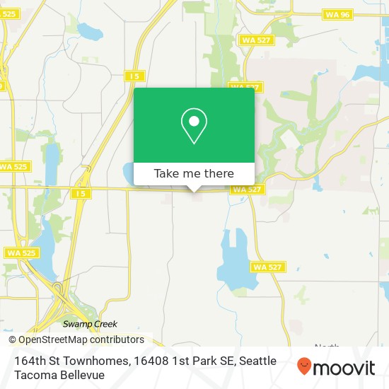 164th St Townhomes, 16408 1st Park SE map