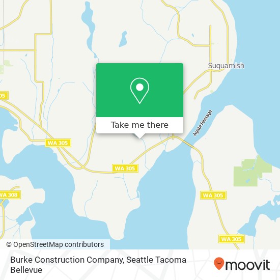 Burke Construction Company map