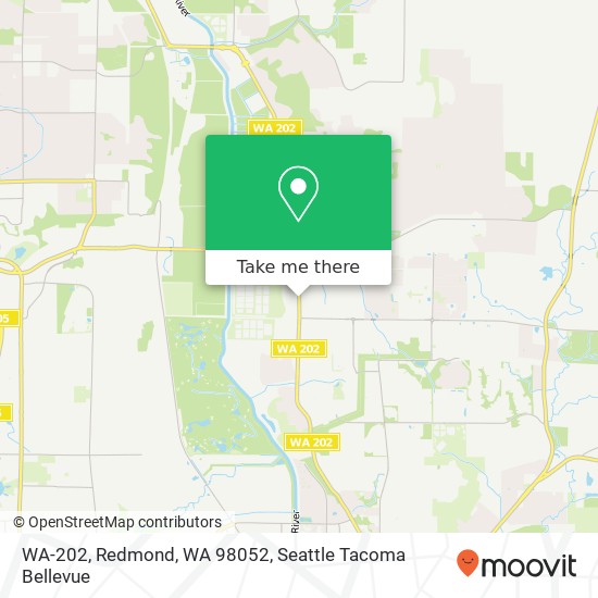 Mapa de WA-202, Redmond, WA 98052