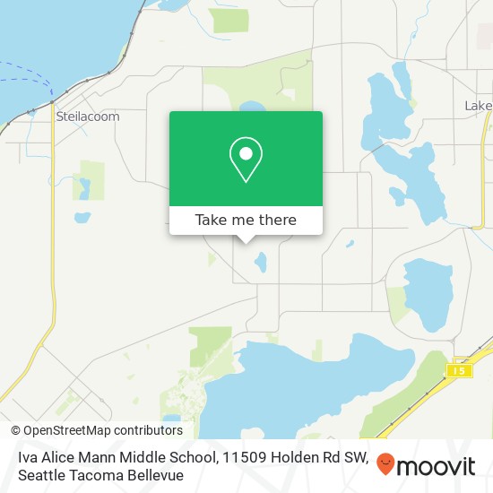 Mapa de Iva Alice Mann Middle School, 11509 Holden Rd SW