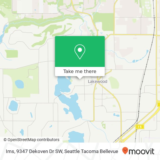 Mapa de Ims, 9347 Dekoven Dr SW