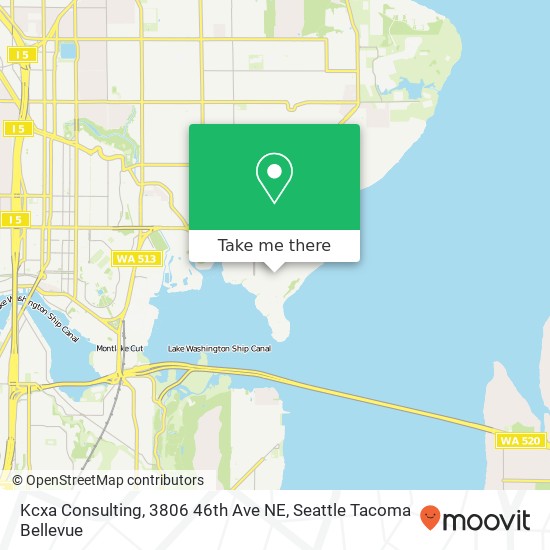 Mapa de Kcxa Consulting, 3806 46th Ave NE