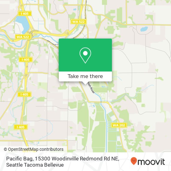Pacific Bag, 15300 Woodinville Redmond Rd NE map