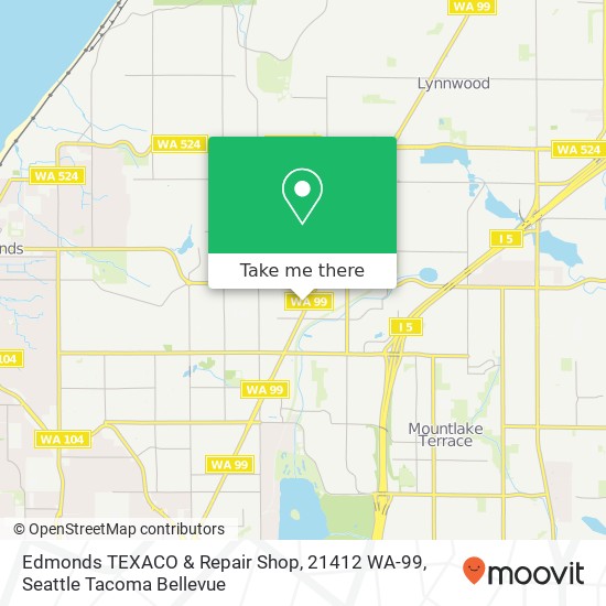 Edmonds TEXACO & Repair Shop, 21412 WA-99 map