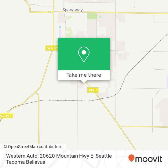 Mapa de Western Auto, 20620 Mountain Hwy E