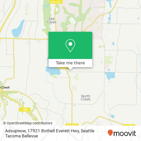 Mapa de Adsupnow, 17921 Bothell Everett Hwy