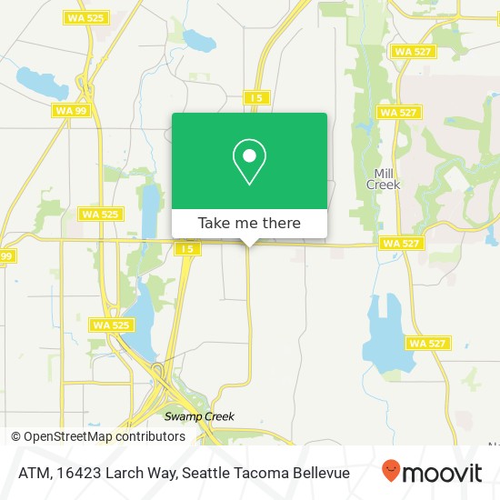 ATM, 16423 Larch Way map