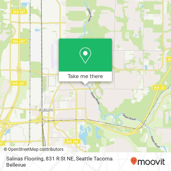 Salinas Flooring, 831 R St NE map