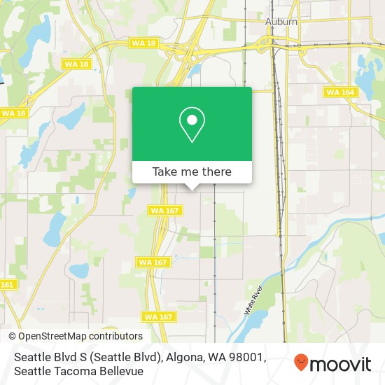 Seattle Blvd S (Seattle Blvd), Algona, WA 98001 map