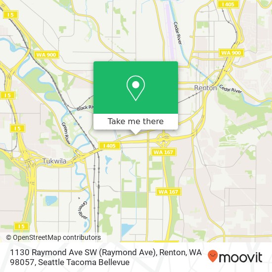 1130 Raymond Ave SW (Raymond Ave), Renton, WA 98057 map