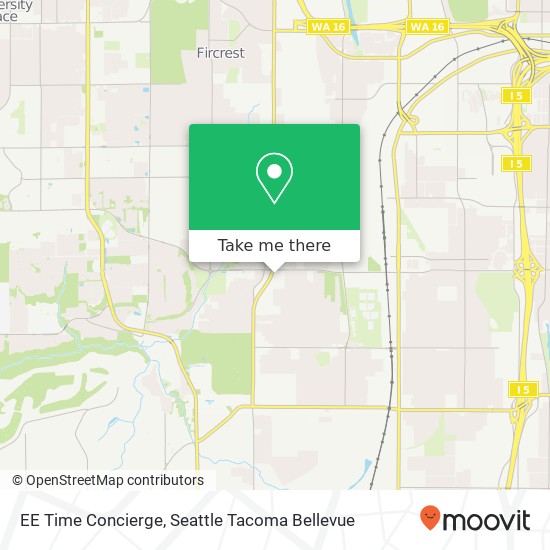 EE Time Concierge map