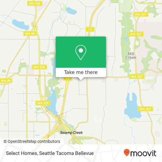 Select Homes map