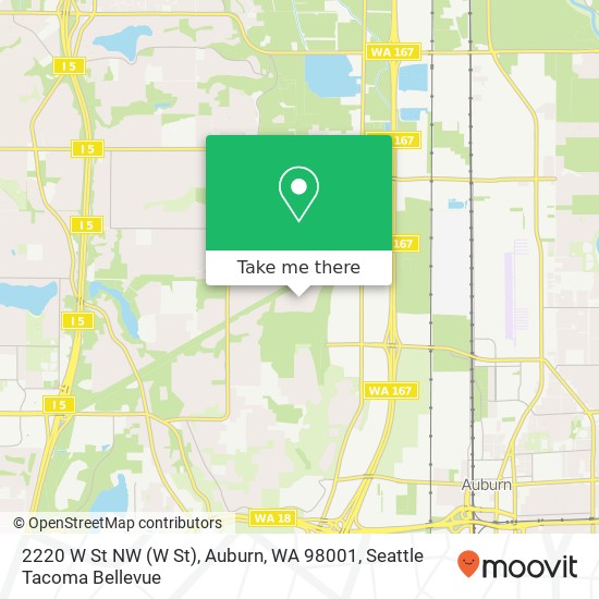 2220 W St NW (W St), Auburn, WA 98001 map