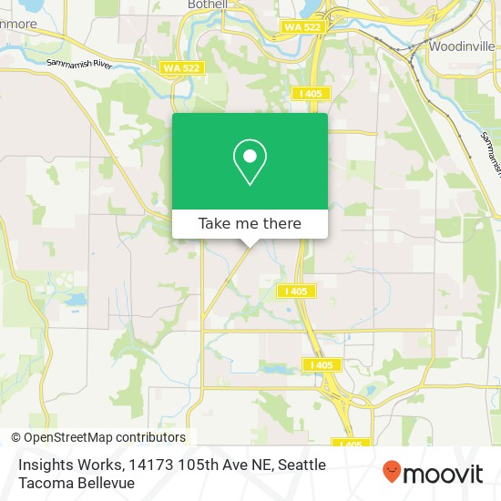 Mapa de Insights Works, 14173 105th Ave NE