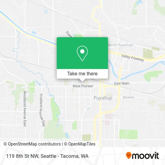 Mapa de 119 8th St NW