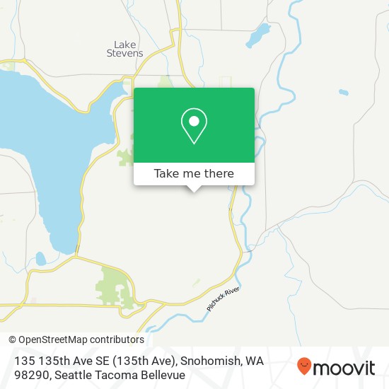 Mapa de 135 135th Ave SE (135th Ave), Snohomish, WA 98290