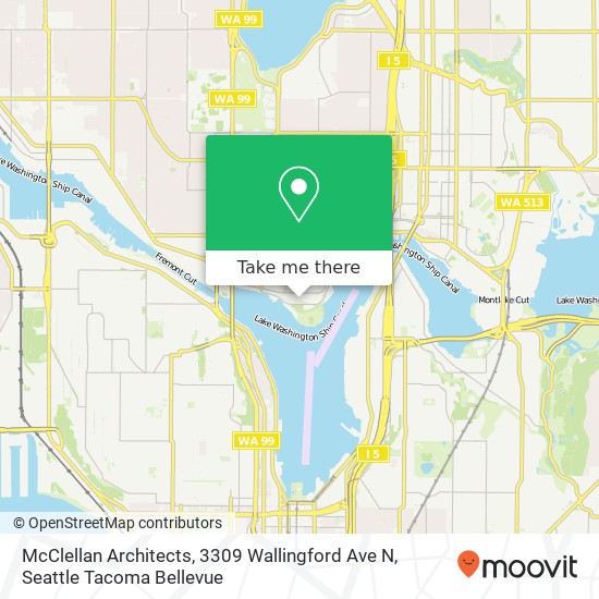 McClellan Architects, 3309 Wallingford Ave N map