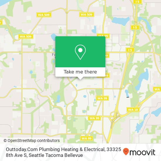 Outtoday.Com Plumbing Heating & Electrical, 33325 8th Ave S map