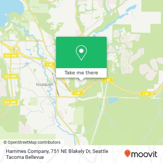 Mapa de Hammes Company, 751 NE Blakely Dr