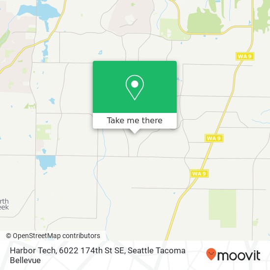 Mapa de Harbor Tech, 6022 174th St SE