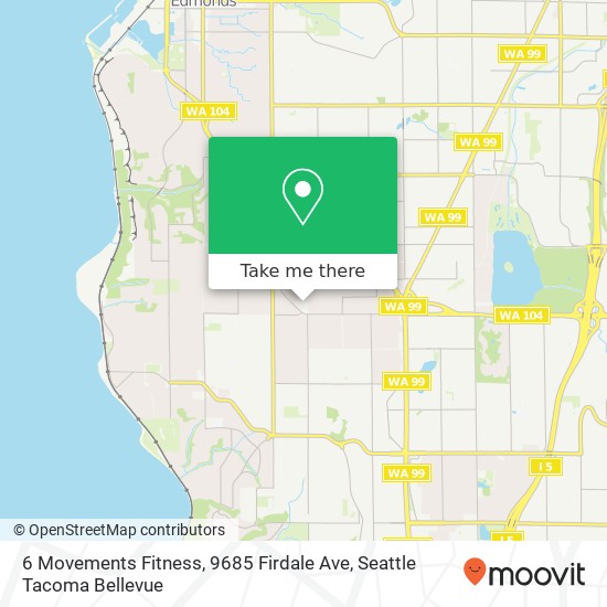 6 Movements Fitness, 9685 Firdale Ave map