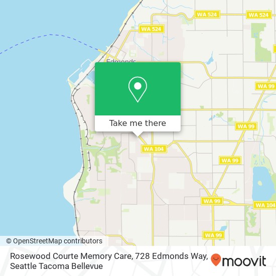 Rosewood Courte Memory Care, 728 Edmonds Way map