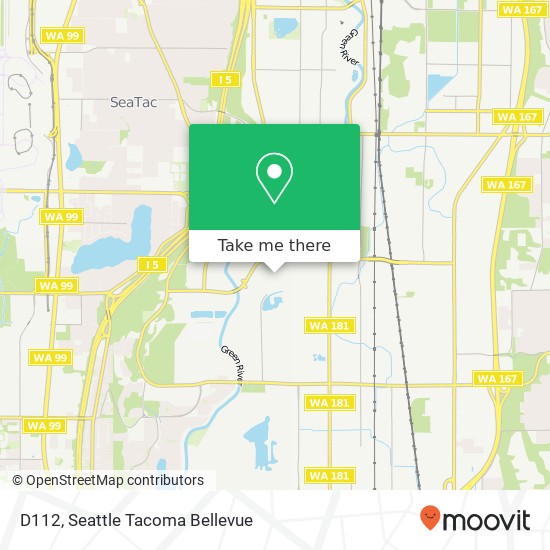 Mapa de D112, 19717 62nd Ave S D112, Kent, WA 98032, USA