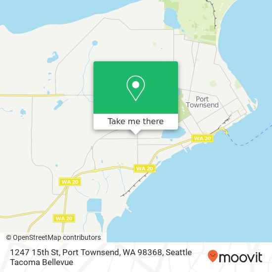 Mapa de 1247 15th St, Port Townsend, WA 98368
