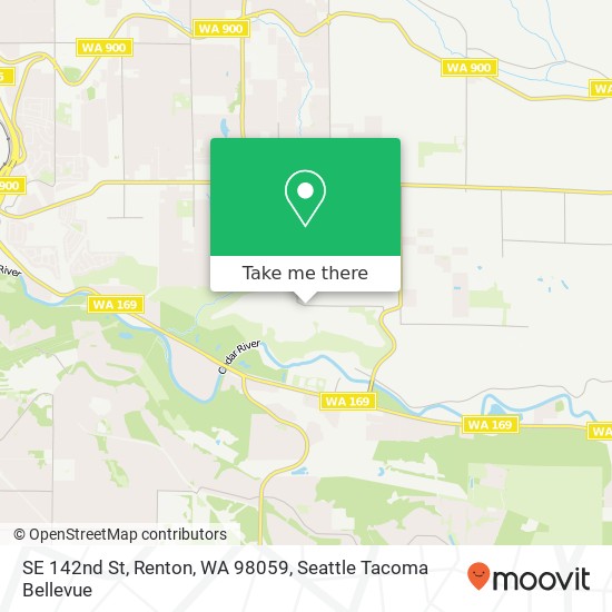 Mapa de SE 142nd St, Renton, WA 98059