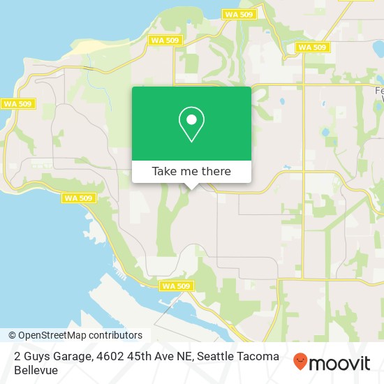 2 Guys Garage, 4602 45th Ave NE map