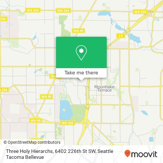 Mapa de Three Holy Hierarchs, 6402 226th St SW