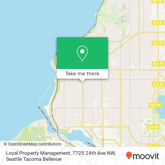 Loyal Property Management, 7725 24th Ave NW map