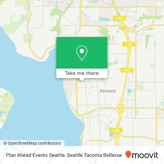 Plan Ahead Events Seattle map