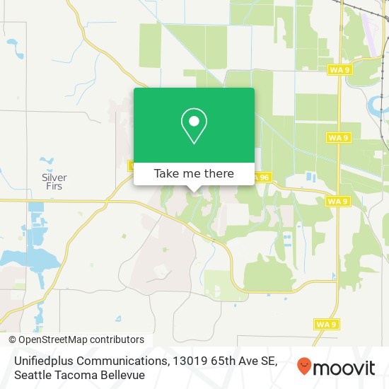 Mapa de Unifiedplus Communications, 13019 65th Ave SE
