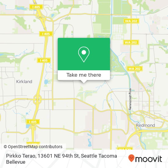 Pirkko Terao, 13601 NE 94th St map