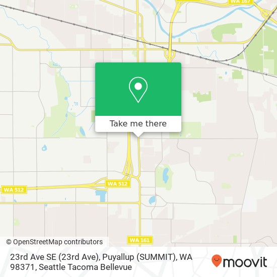 Mapa de 23rd Ave SE (23rd Ave), Puyallup (SUMMIT), WA 98371