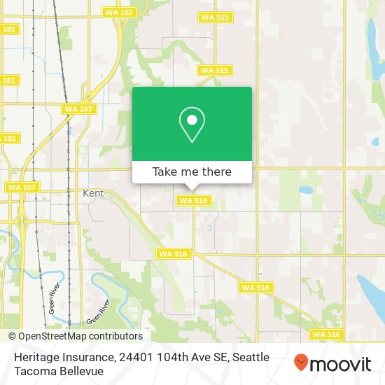 Heritage Insurance, 24401 104th Ave SE map