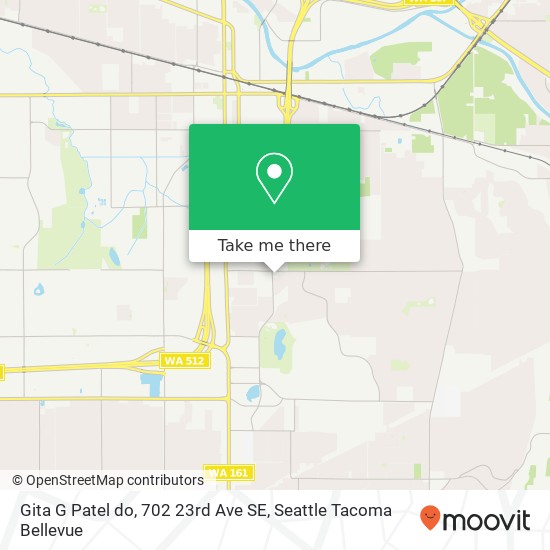 Mapa de Gita G Patel do, 702 23rd Ave SE
