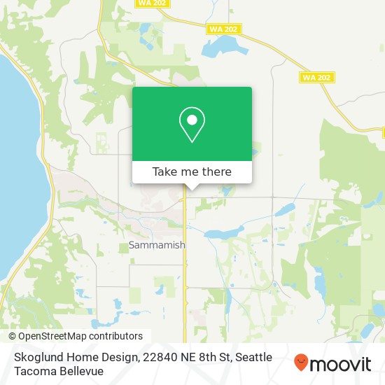 Skoglund Home Design, 22840 NE 8th St map