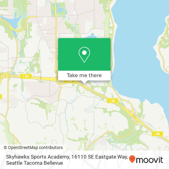 Skyhawks Sports Academy, 16110 SE Eastgate Way map